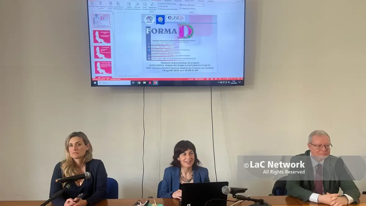 A Reggio presentato il progetto Formad: Formazione Operativa per il Riconoscimento Antiviolenza Disabilità\n