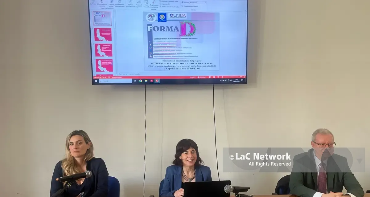 A Reggio presentato il progetto Formad: Formazione Operativa per il Riconoscimento Antiviolenza Disabilità\n