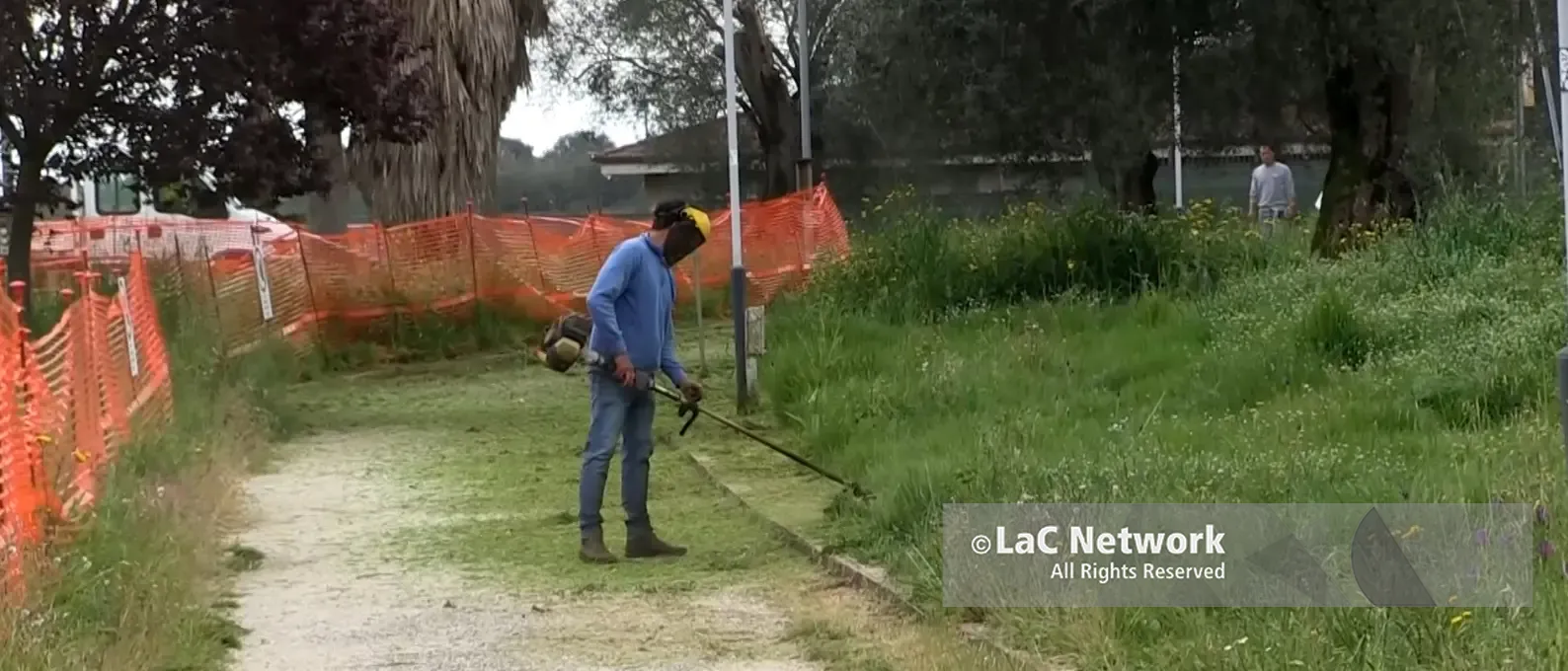 Parco urbano di Vibo, operai del Comune al lavoro dopo le polemiche sulla manutenzione dell’area verde\n