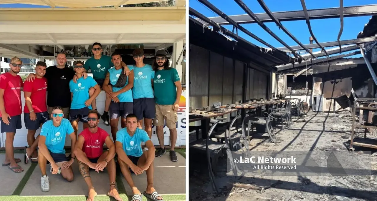 Fu devastato da un incendio, il Sunset di Palmi al lavoro per ripartire: «Atto vile, ma non ci arrendiamo. Crediamo nella nostra terra»\n