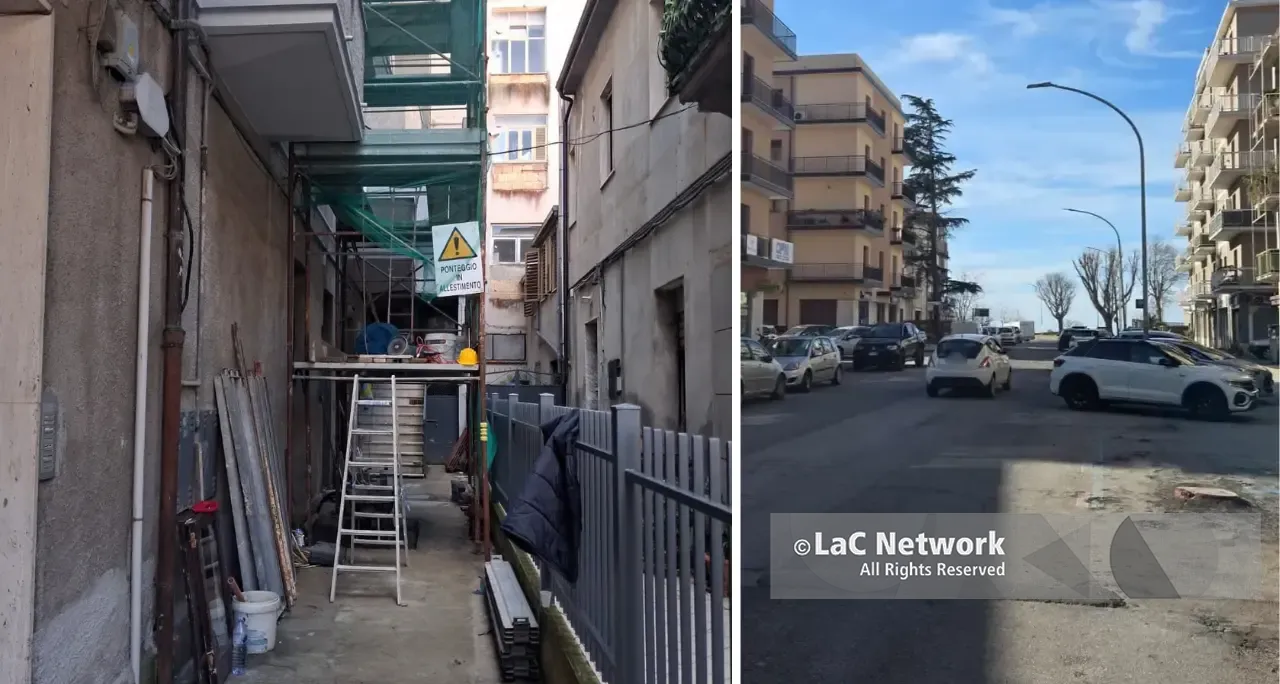 <p>Incidente sul lavoro nel centro di Vibo, <span style=\"color:hsl(0, 75%, 60%);\">operaio cade da un'impalcatura</span> in via Dante Alighieri</p>