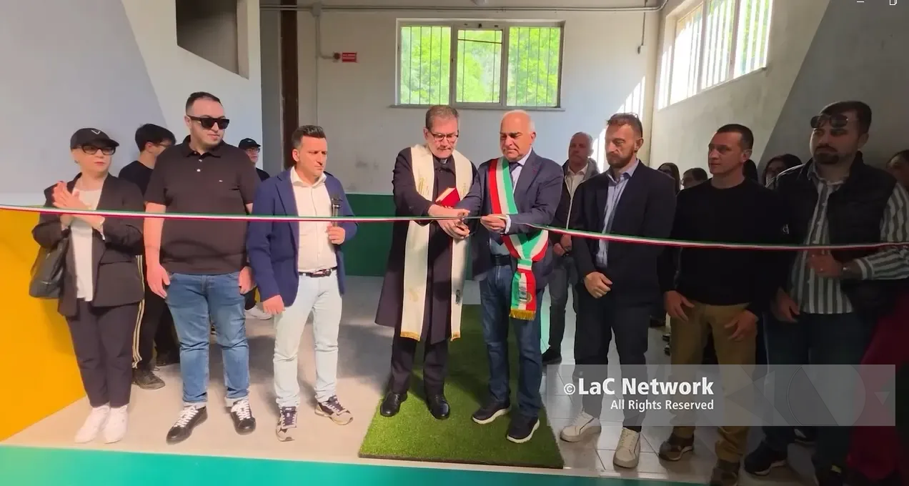 A Sorbo San Basile inaugurato il palazzetto dello sport dopo gli interventi di restyling\n