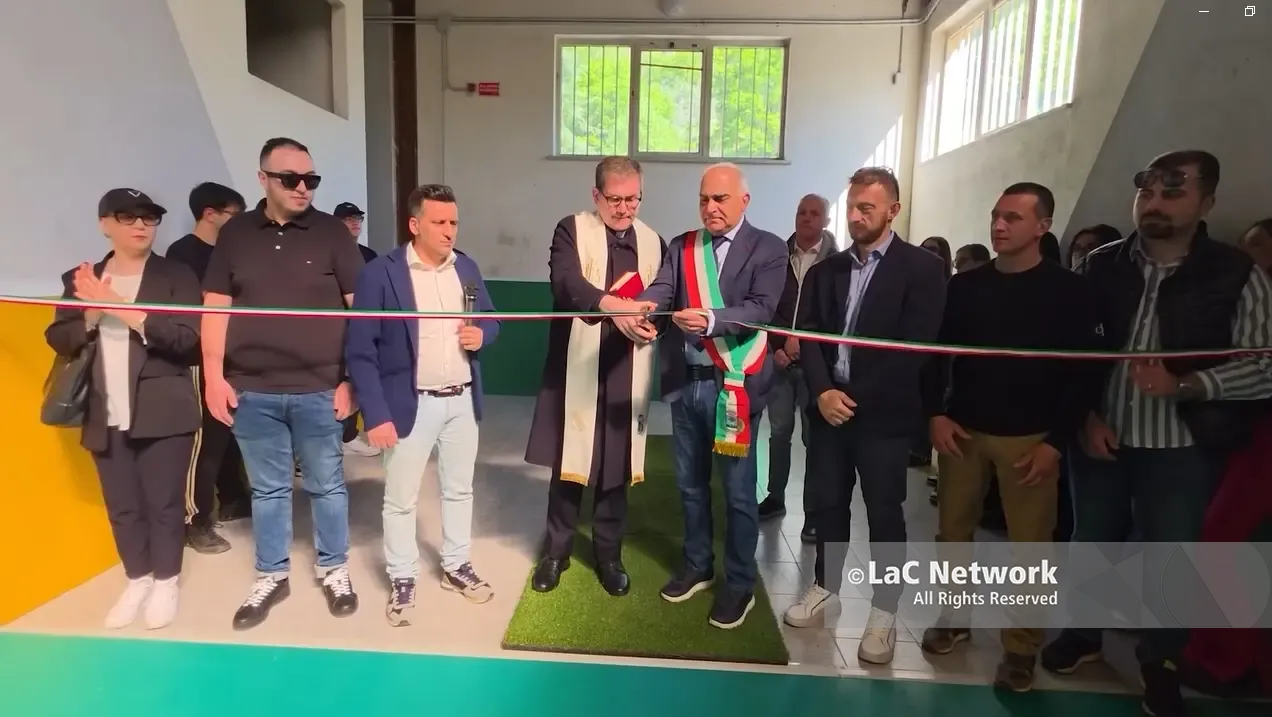 A Sorbo San Basile inaugurato il palazzetto dello sport dopo gli interventi di restyling\n