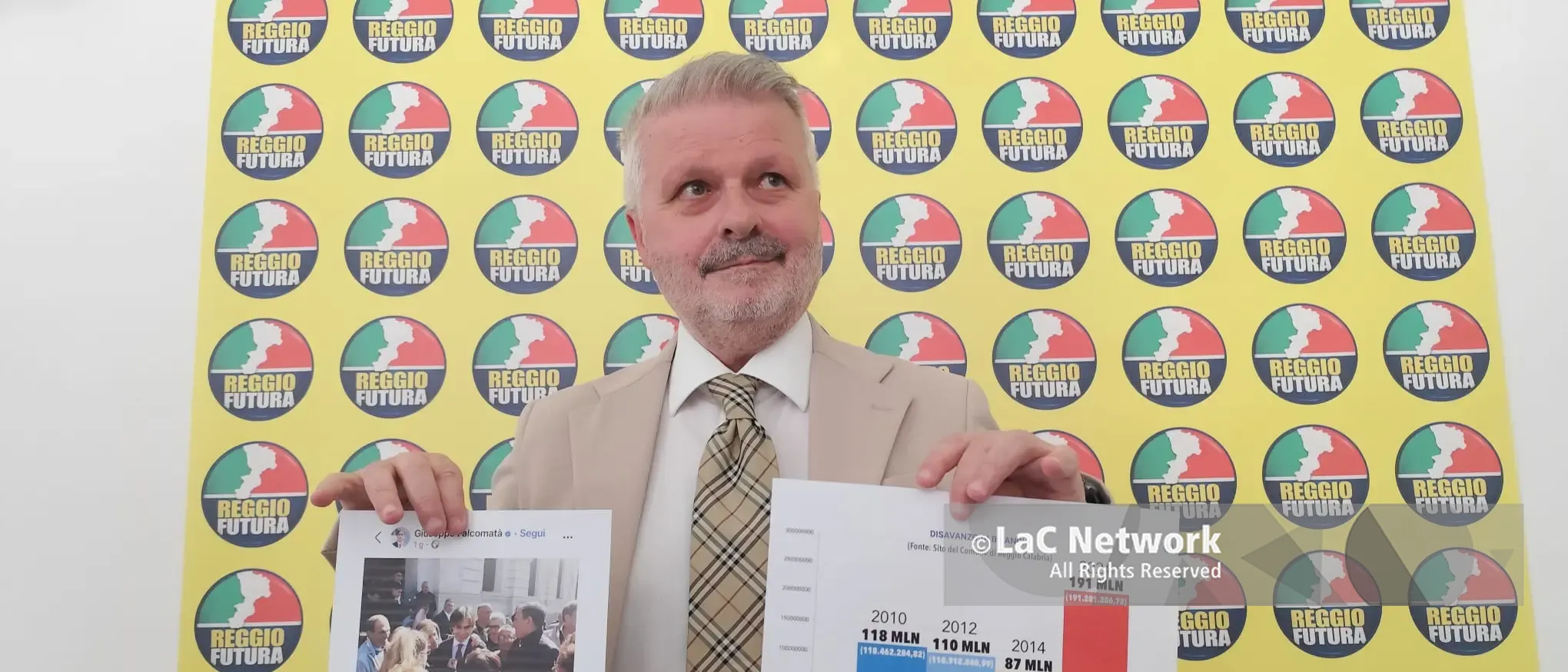 Reggio futura replica a Falcomatà: «Gli 800 milioni di debito sono una menzogna, oggi loro chiudono il bilancio a -191 milioni»\n