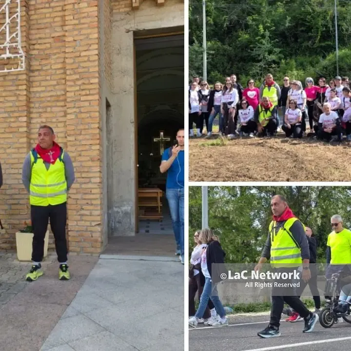 Mille chilometri di fede, due fratelli da Bologna in Calabria a piedi come voto per la guarigione della sorella\n