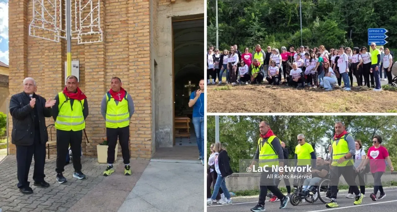 <p>Mille chilometri di fede, due fratelli <span style=\"color:hsl(0, 75%, 60%);\">da Bologna in Calabria</span> a piedi come voto per la guarigione della sorella</p>