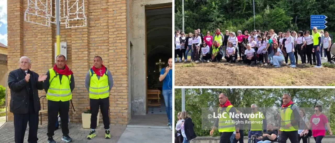 Mille chilometri di fede, due fratelli da Bologna in Calabria a piedi come voto per la guarigione della sorella\n