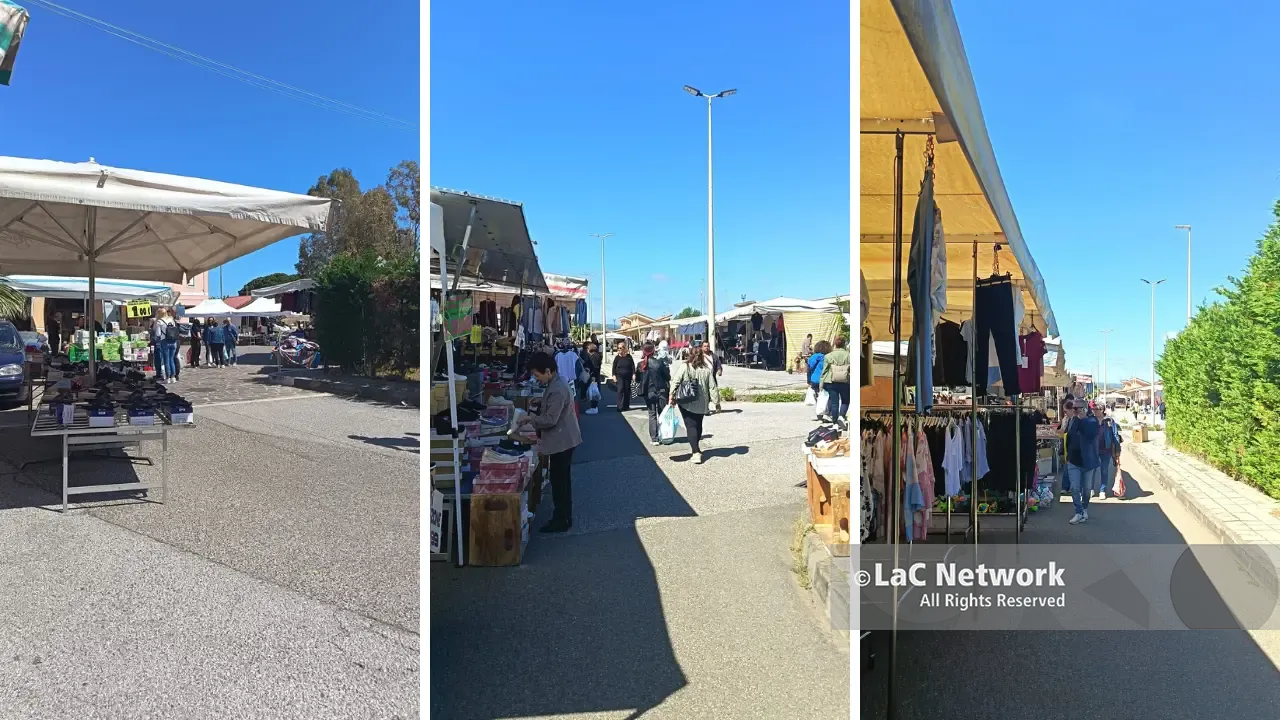 <p>Il mercato di Vibo Marina nella sede attuale, il piazzale ferroviario</p>\\n