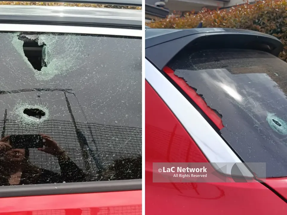 Notte di terrore alla periferia di Vibo: pioggia di proiettili contro un’auto e alcune case, in frantumi la finestra di un bagno