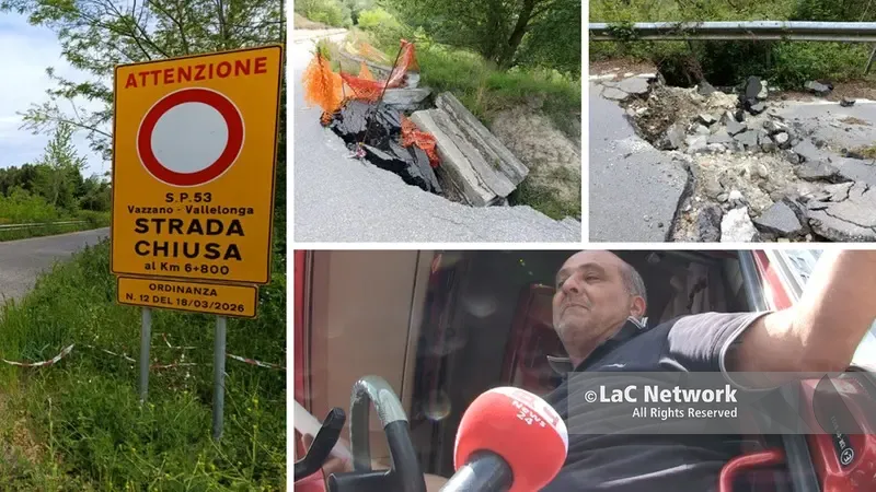 Trasversale inaugurata a Vazzano, la rabbia degli imprenditori delle Serre: «Un “valico” verso il nulla. Riaprite subito la Sp 53»\n