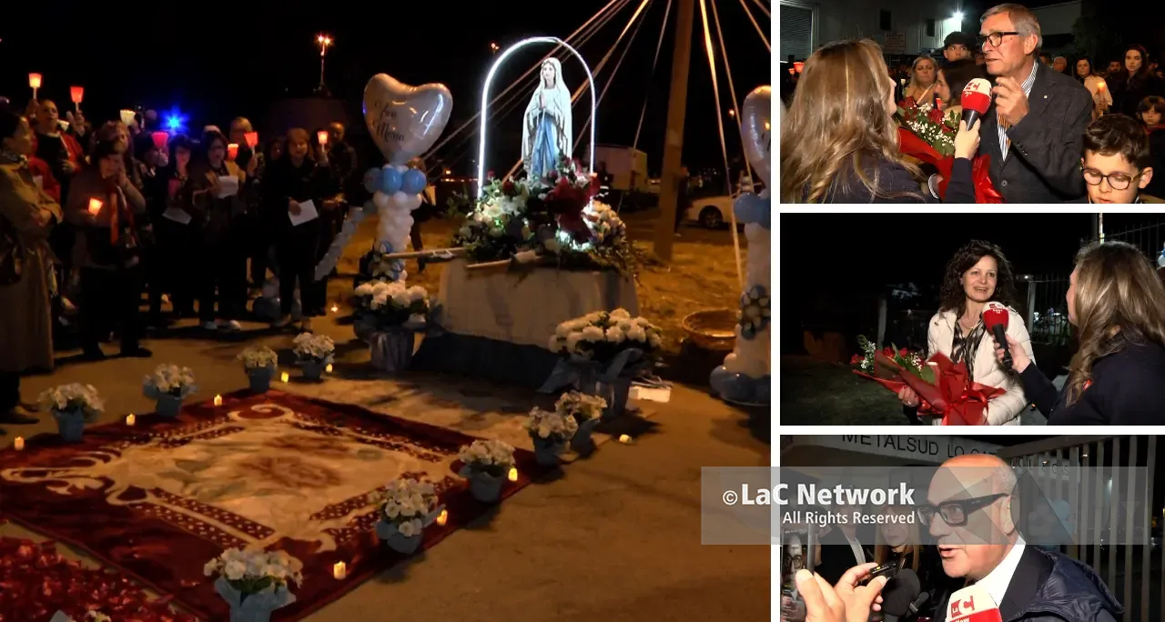Nella notte di Vibo brilla la luce della ribellione: ecco chi c’era e cosa ha detto alla fiaccolata anti ‘ndrangheta\n
