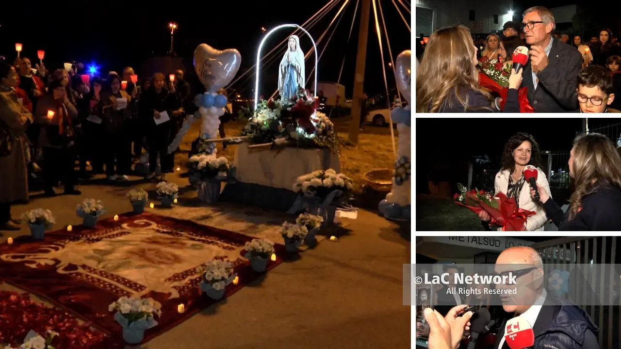 Nella notte di Vibo brilla la luce della ribellione: ecco chi c’era e cosa ha detto alla fiaccolata anti ‘ndrangheta\n