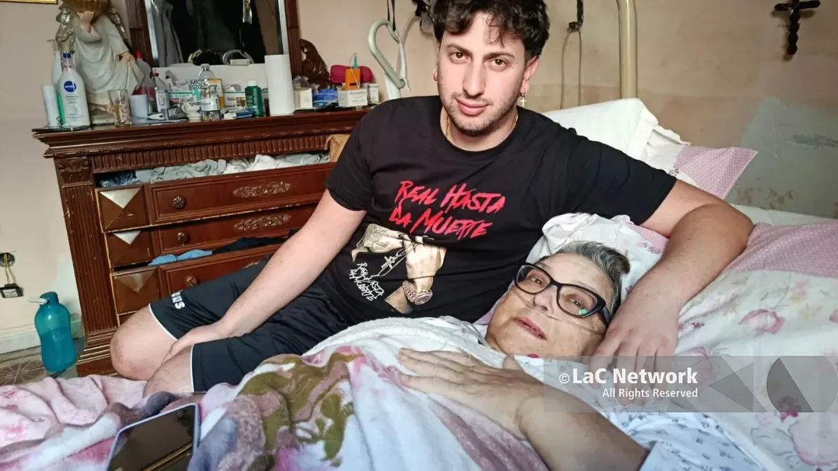 Maria Francesca e il figlio Simone Pietro