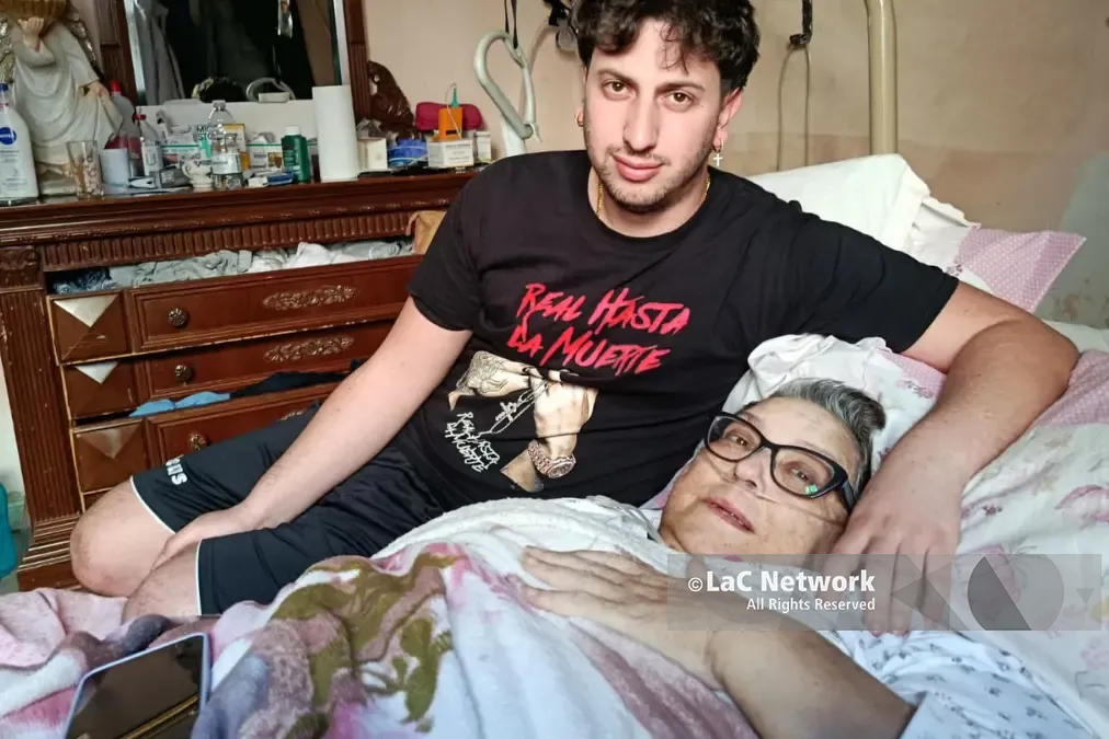 Maria Francesca e il figlio Simone Pietro