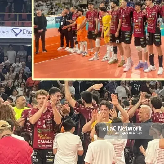 La Domotek batte Belluno 3-0: il PalaCalafiore esplode e Reggio vola in serie A2 – FOTO