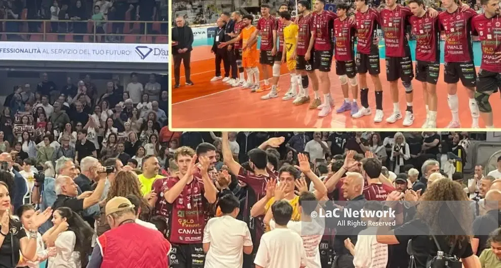 La Domotek batte Belluno 3-0: il PalaCalafiore esplode e Reggio vola in serie A2\n