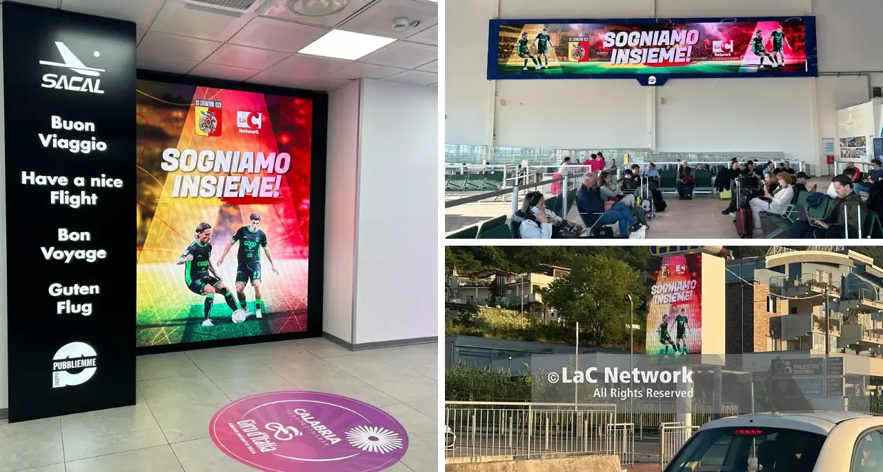 Catanzaro in finale playoff,\u00A0la Calabria si colora di giallorosso con la campagna LaC: «Sogniamo insieme!»\n