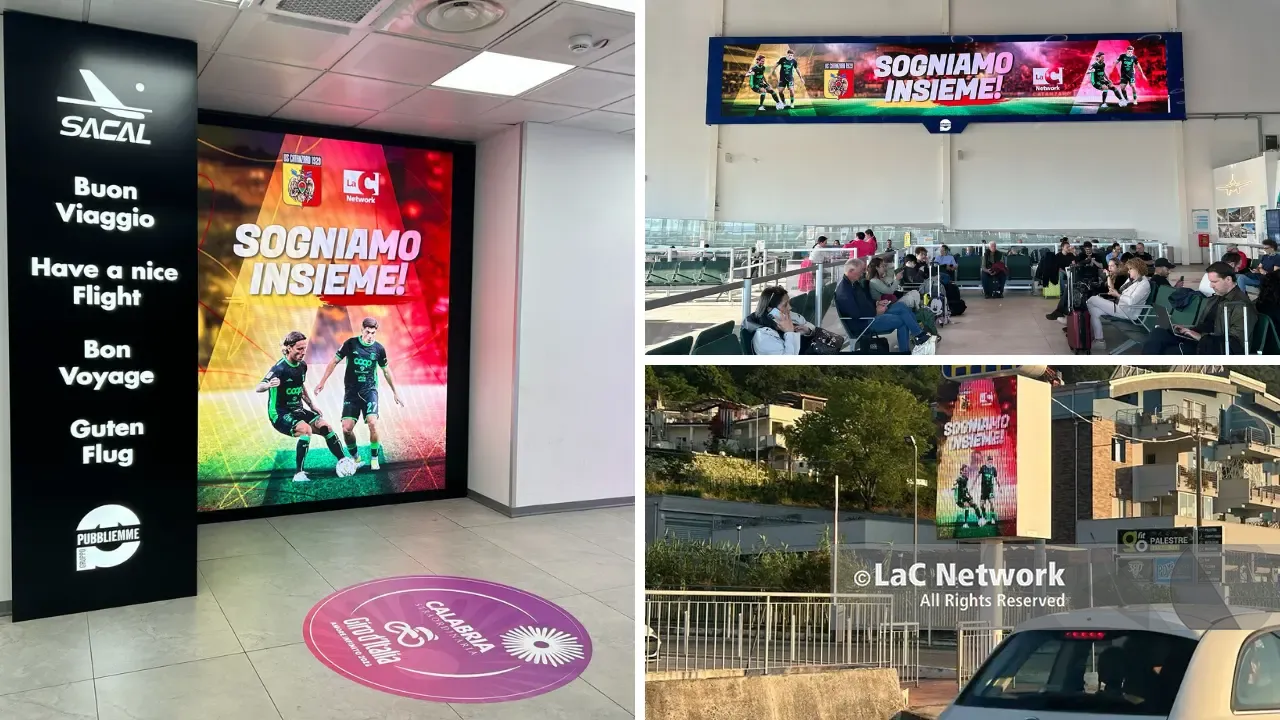 Catanzaro in finale playoff,\u00A0la Calabria si colora di giallorosso con la campagna LaC: «Sogniamo insieme!»\n