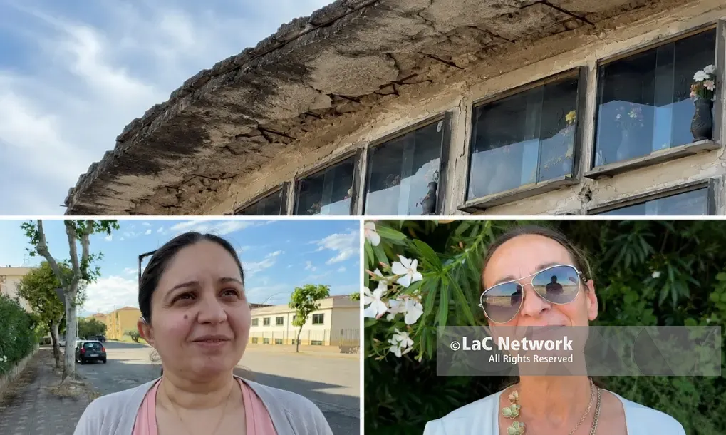 Loculi nel degrado al cimitero di Rossano, i familiari: «Piove cemento dal soffitto, rischiamo di farci male»\n