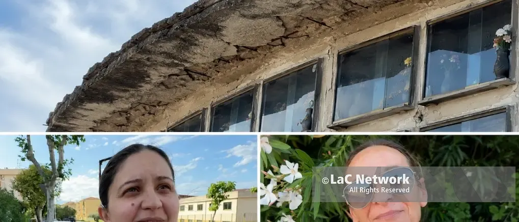 Loculi nel degrado al cimitero di Rossano, i familiari: «Piove cemento dal soffitto, rischiamo di farci male»\n