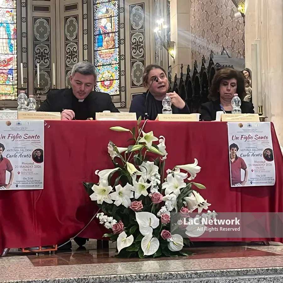 <p>San Carlo Acutis, la mamma Antonia a Reggio: «La morte è il passaggio per la vita vera»</p>