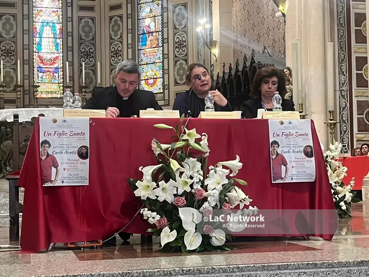 San Carlo Acutis, mamma Antonia nel Duomo di Reggio: «Accettare la sofferenza è salvezza per altri. La morte è il passaggio per la Vita vera»\n