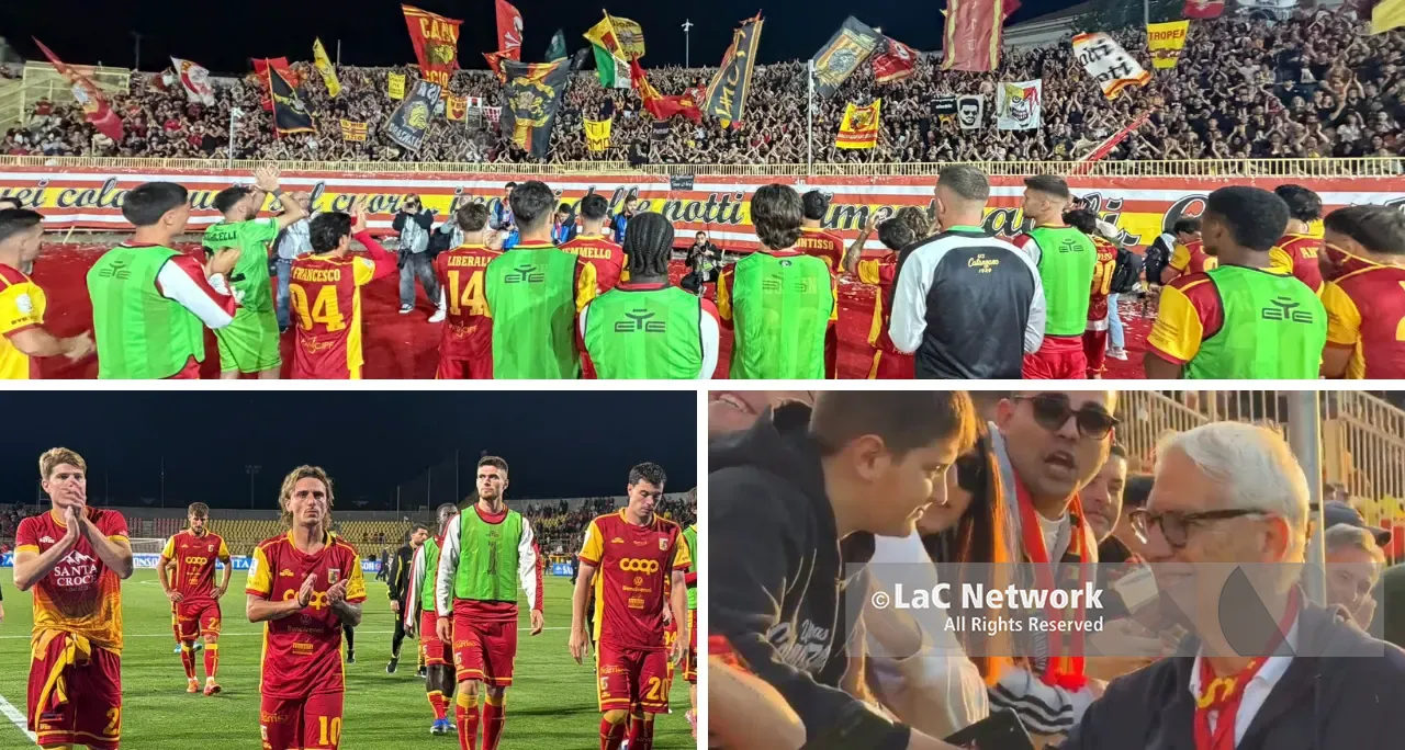 <p>Dal sogno Serie A alla scalata impossibile: Catanzaro battuto dal Monza (0-2), ma il Ceravolo regala una<span style=\"color:hsl(0, 75%, 60%);\"> lezione di stile</span></p>