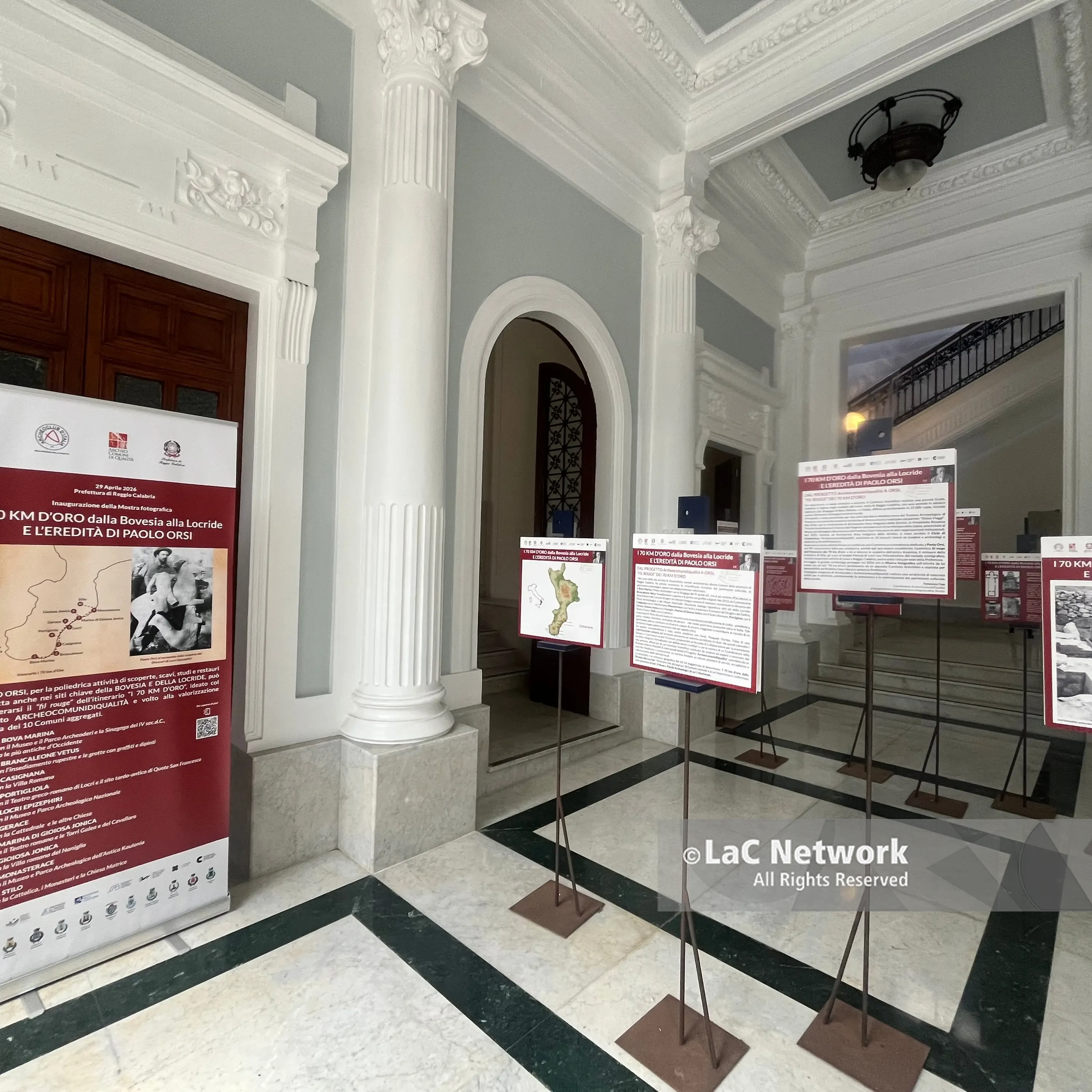 Sulle orme di Paolo Orsi lungo \"I 70 km d'oro dalla Bovesia alla Locride\": si è conclusa la mostra in prefettura\n\n\n