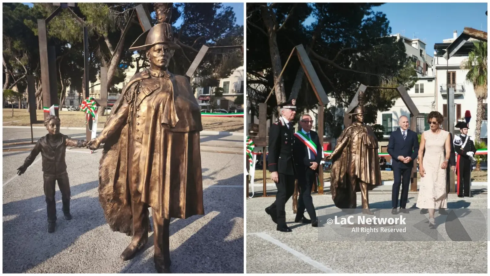 “Per la gente, tra la gente”, Reggio inaugura il monumento all'Arma e intitola un Largo ai Caduti di Nassiriya