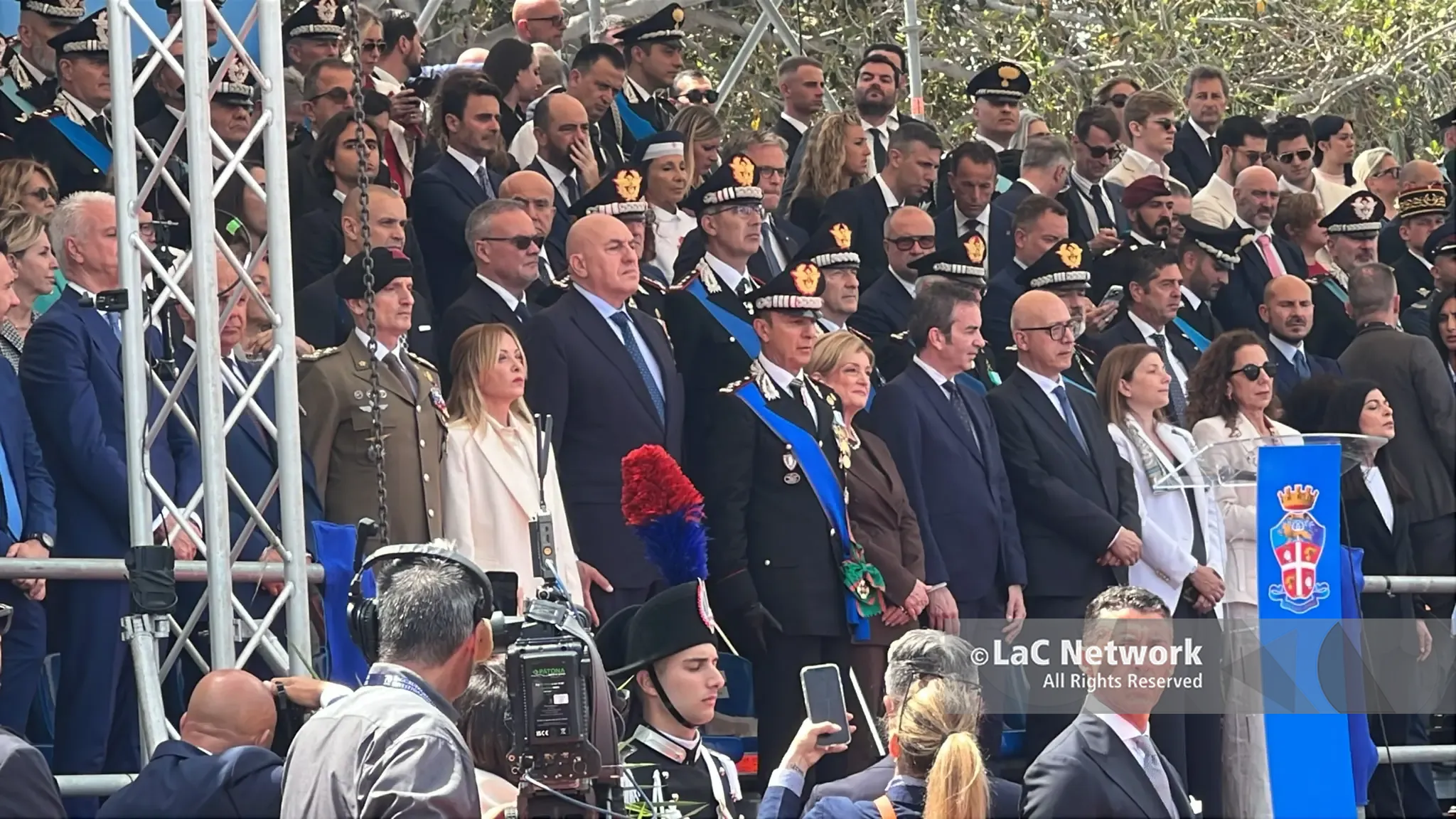 Festa Nazionale dei Carabinieri a Reggio, conclusa la cerimonia. Presenti ministri e la premier Meloni\n