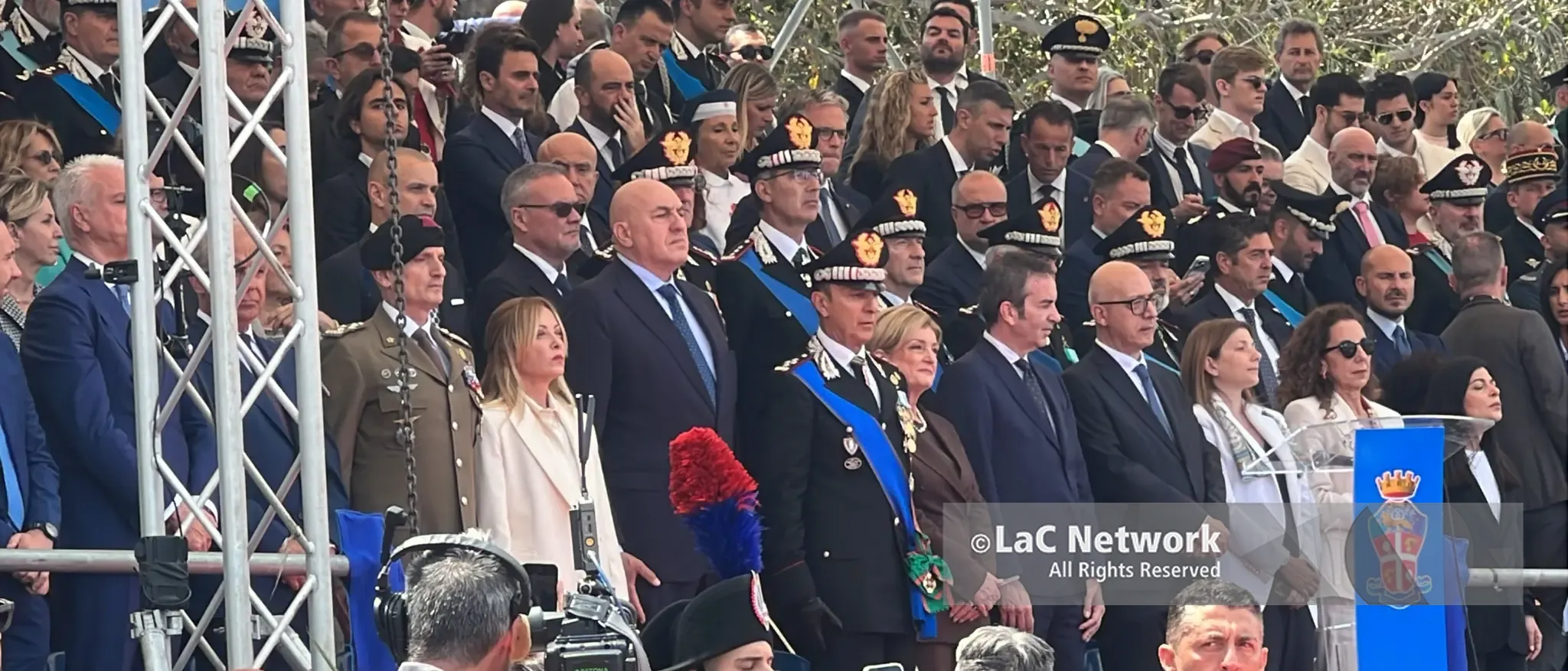 Festa Nazionale dei Carabinieri a Reggio, conclusa la cerimonia. Presenti ministri e la premier Meloni\n
