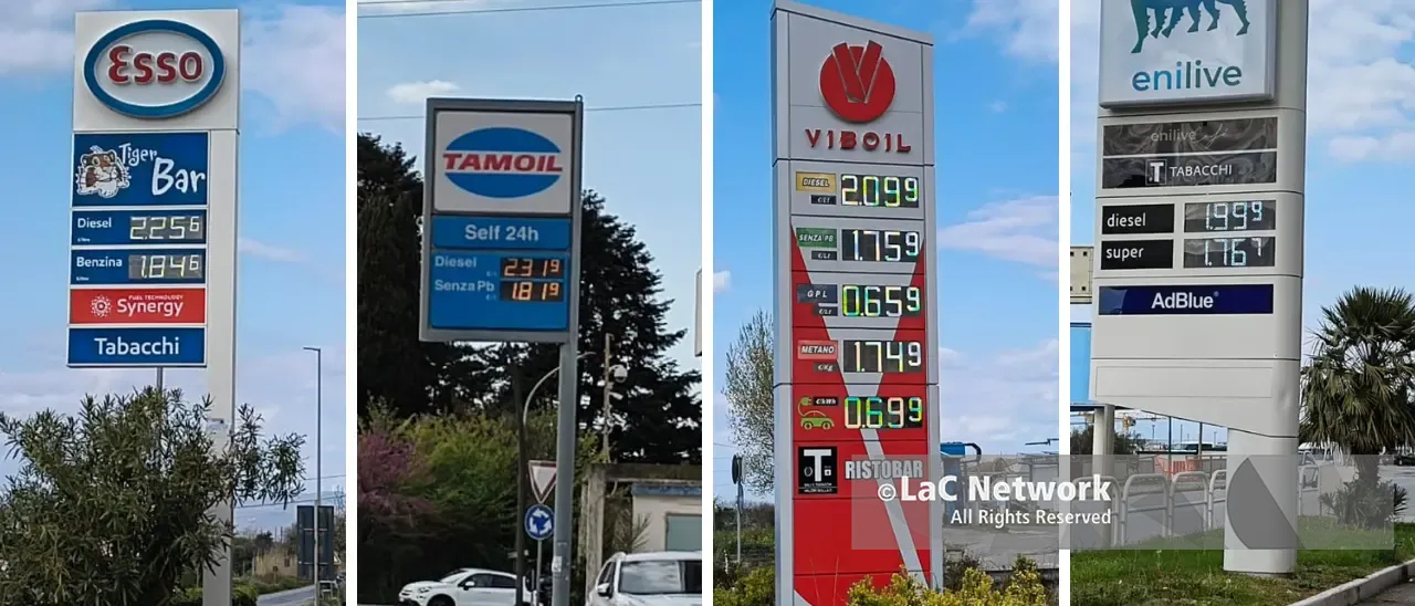 Caro carburanti, stop al taglio delle accise: in Calabria il prezzo del diesel\u00A0vola oltre i 2 euro al litro\n