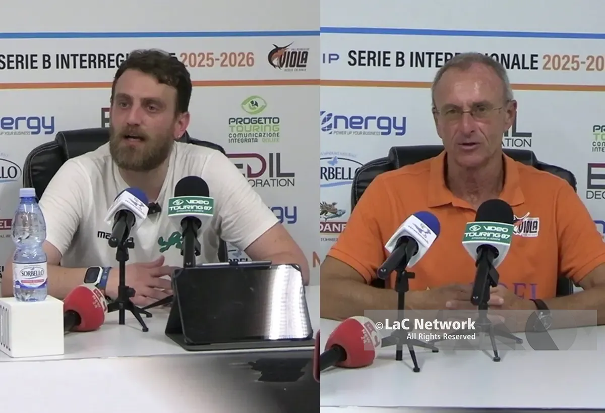 Coach Dell’Imperio alla Viola:\u00A0«Una squadra e un pubblico da categoria superiore». Coach Cadeo:\u00A0«Per noi i play off non sono\u00A0finiti»\u00A0\n