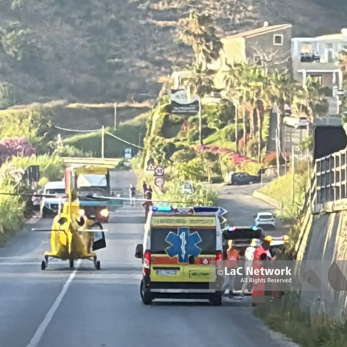 Incidente\u00A0a Diamante, ferito un centauro: è il terzo incidente della giornata sulla statale 18 della Riviera dei Cedri