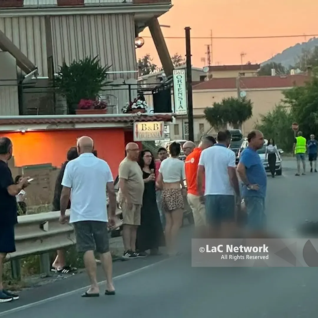 Ancora un incidente sulla statale 18, centauro riverso sull’asfalto\u00A0a Belvedere Marittimo\n