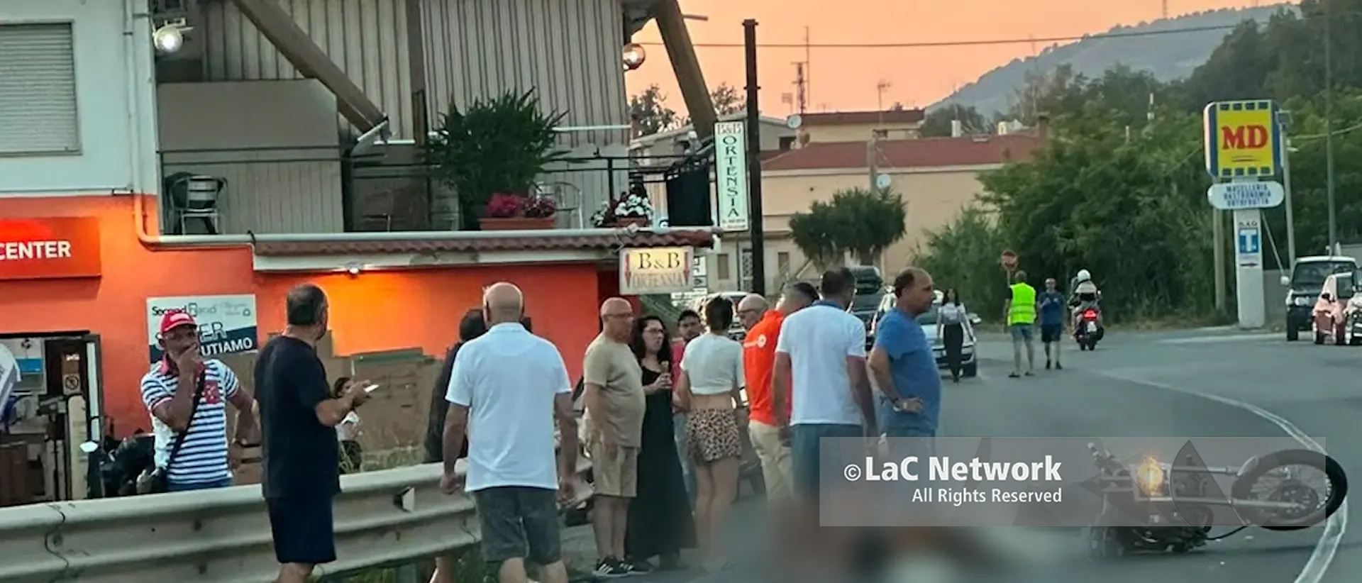 Ancora un incidente sulla statale 18, centauro riverso sull’asfalto\u00A0a Belvedere Marittimo\n