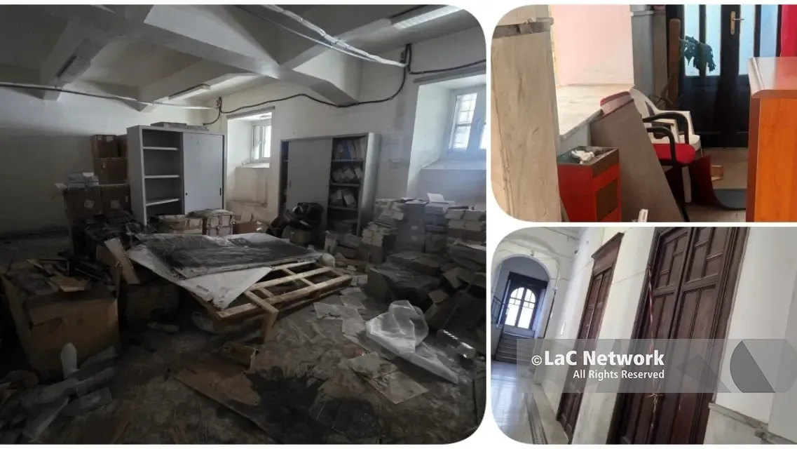 Ecco la polvere sotto il tappeto di Palazzo San Giorgio, lasciato in balia di insetti scartoffie e incuria