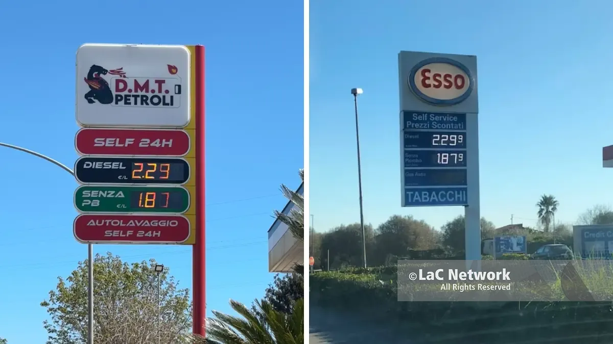 Caro benzina, in Calabria 316 violazioni in un anno: prezzi irregolari e 135 anomalie sotto indagine\n