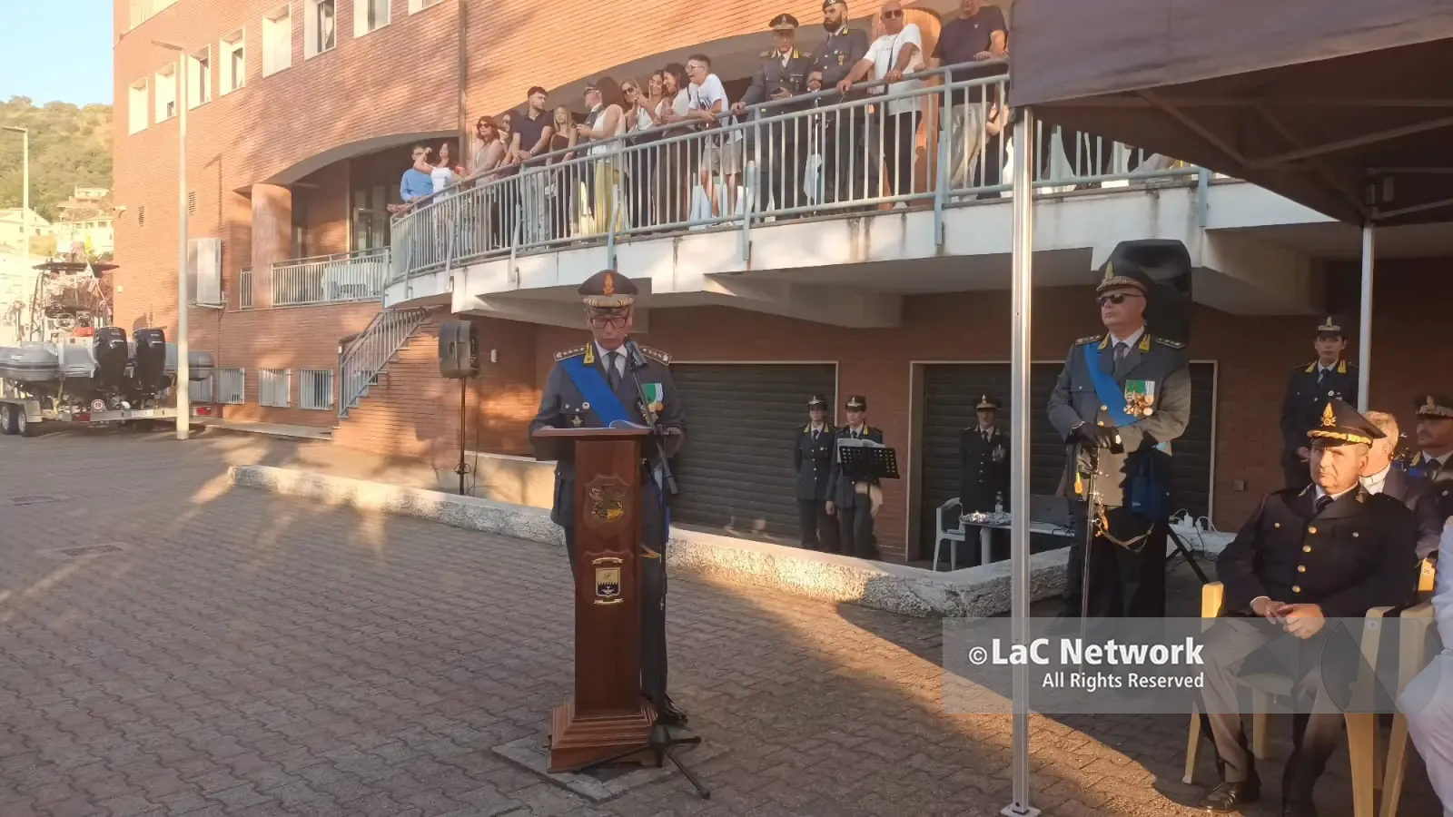 <p>L'intervento del comandante provinciale della Guardia di finanza Eugenio Bua</p>\\n