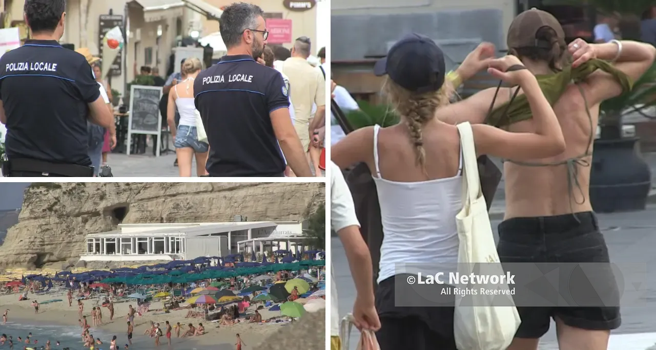 No a massaggi, bikini e treccine afro nelle vie di Tropea.\u00A0Macrì: «Così restituiamo decoro alla città»\n