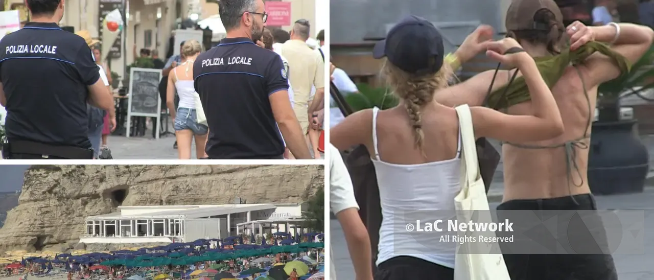 No a massaggi, bikini e treccine afro nelle vie di Tropea.\u00A0Macrì: «Così restituiamo decoro alla città»\n