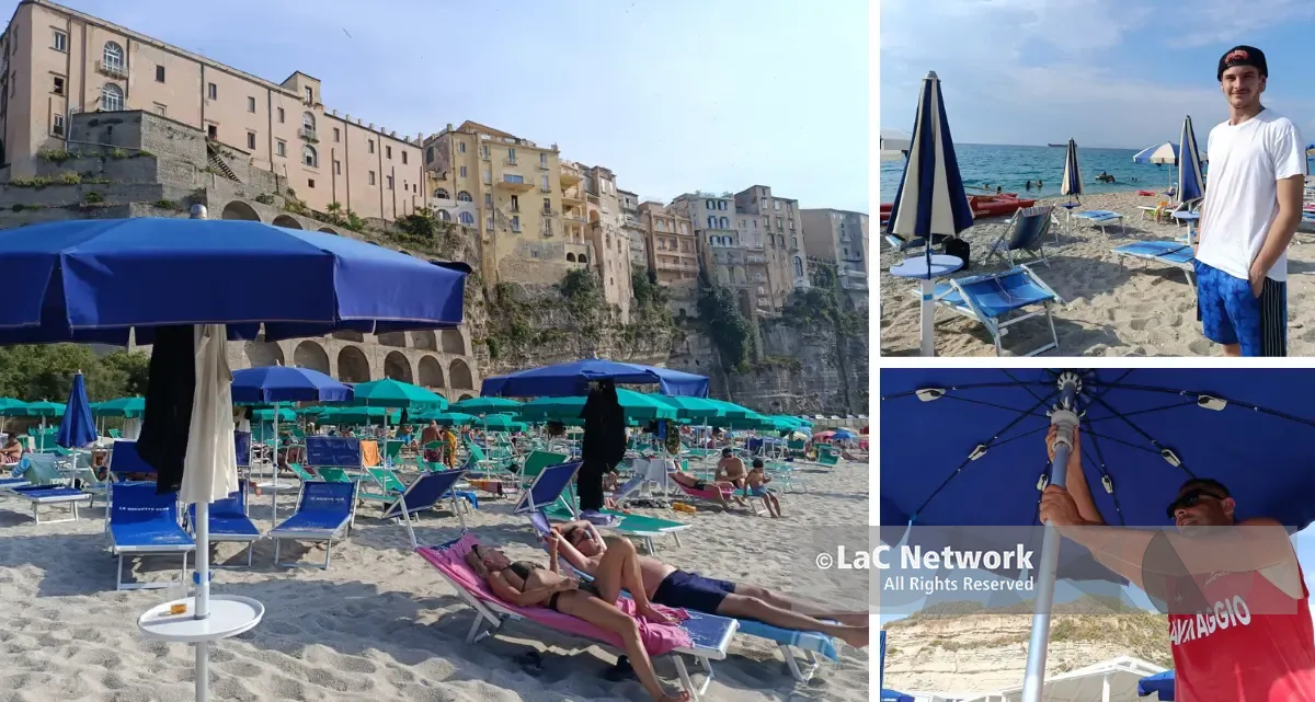 Ombrellone mio, quanto mi costi! I prezzi a luglio e agosto nel Vibonese: a Tropea fino a 70 euro in prima fila\n