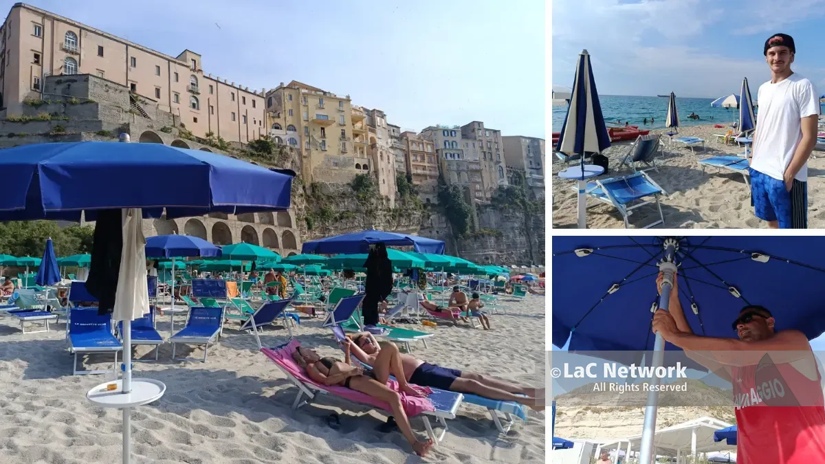 Ombrellone mio, quanto mi costi! I prezzi a luglio e agosto nel Vibonese: a Tropea fino a 70 euro in prima fila\n