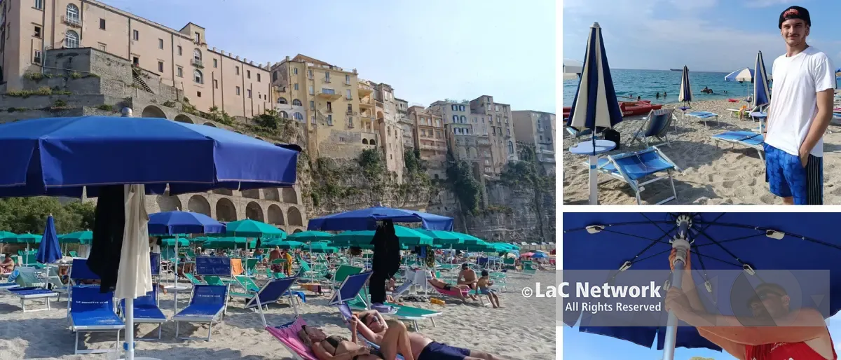 Ombrellone mio, quanto mi costi! I prezzi a luglio e agosto nel Vibonese: a Tropea fino a 70 euro in prima fila\n