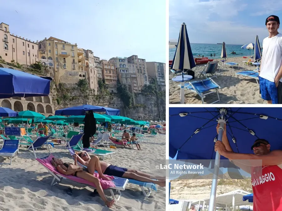 Ombrellone mio, quanto mi costi! I prezzi a luglio e agosto nel Vibonese: a Tropea fino a 70 euro in prima fila