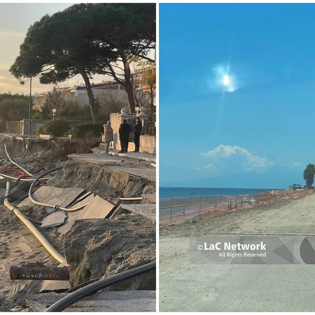 Bova Marina, arrivano i ristori dopo Harry: finanziati dalla Prociv 1,4 milioni per il lungomare ovest\n