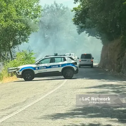 Incendio tra Rende e Marano Principato, fiamme nell'area di Nogiano: sul posto vigili del fuoco e polizia locale\n