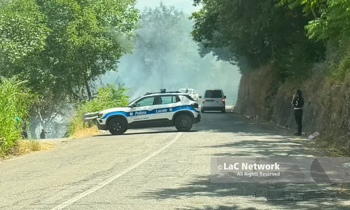 Incendio tra Rende e Marano Principato, fiamme nell'area di Nogiano: sul posto vigili del fuoco e polizia locale\n
