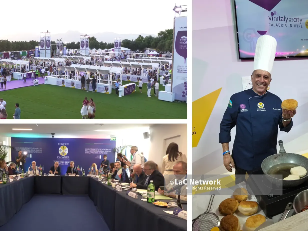 Vinitaly, Sibari diventa un’officina delle idee: la Calabria traccia la rotta per un’agricoltura moderna e sostenibile
