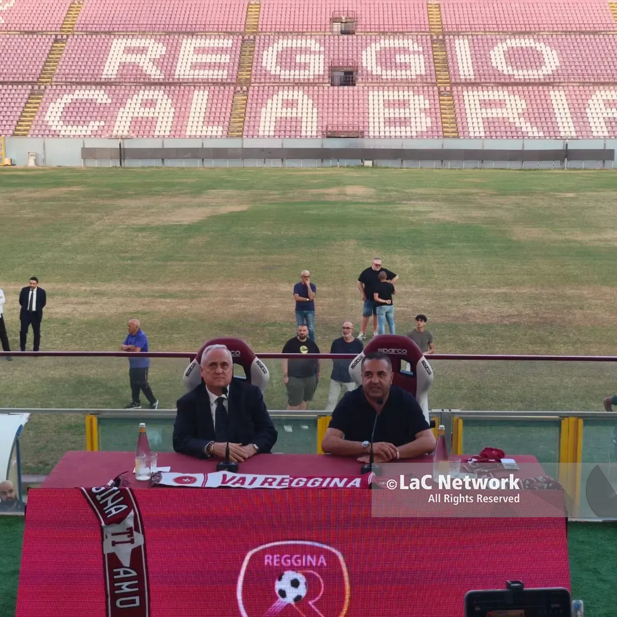 Reggina, al Granillo parte l'era Lotito:\u00A0«Qui per fare i fatti»\n